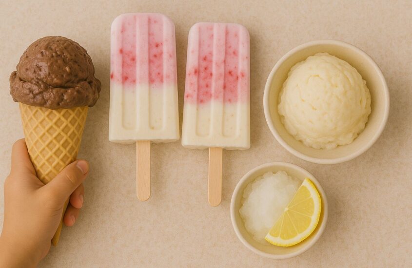 Helados caseros: refrescantes, sanos y aptos para toda la familia