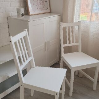 Nuevas sillas de comedor 🤩 ¿Te gustan? Modelo Stefan de @ikeaspain #stefanikea #ikea #deco #muebles #home #comedor